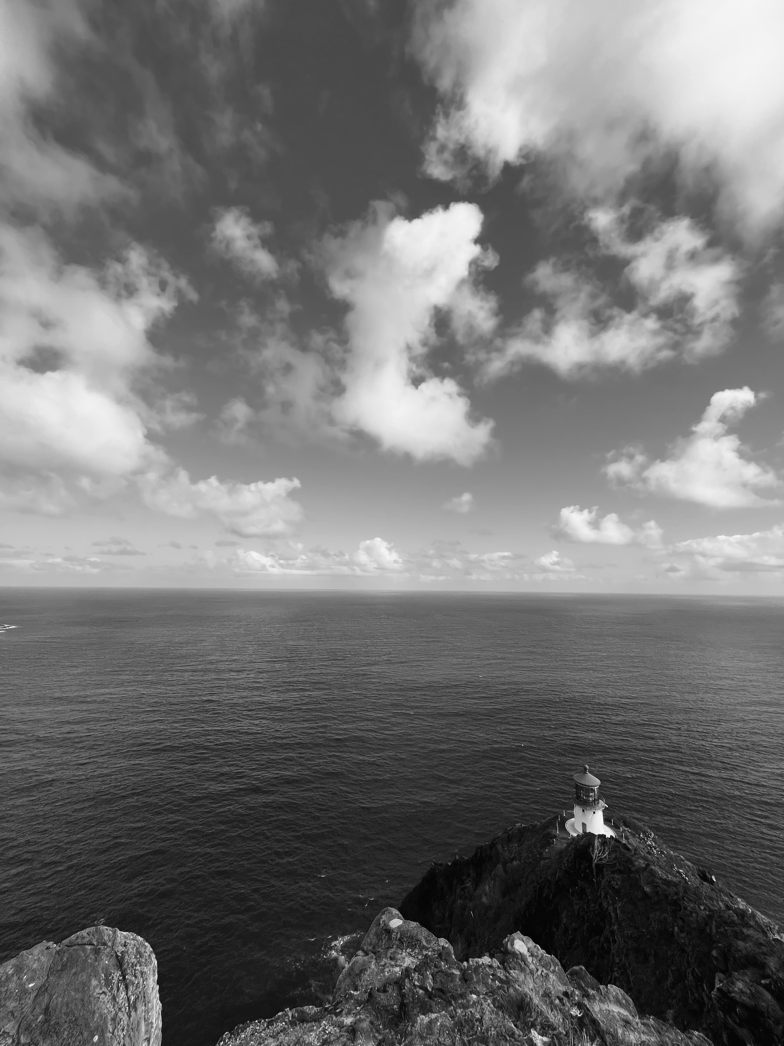 Lighthouse and ocean